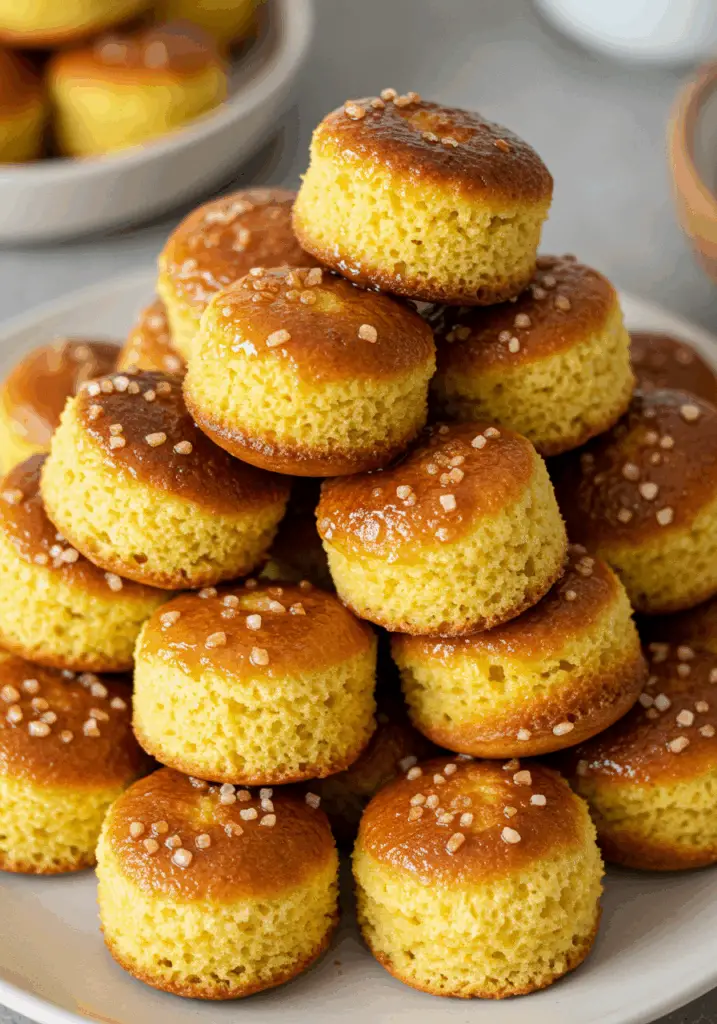 Honey Butter Cornbread Poppers