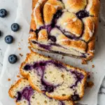 Blueberry Cinnamon Swirl Banana Bread
