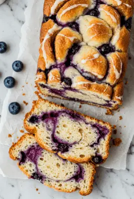 Blueberry Cinnamon Swirl Banana Bread