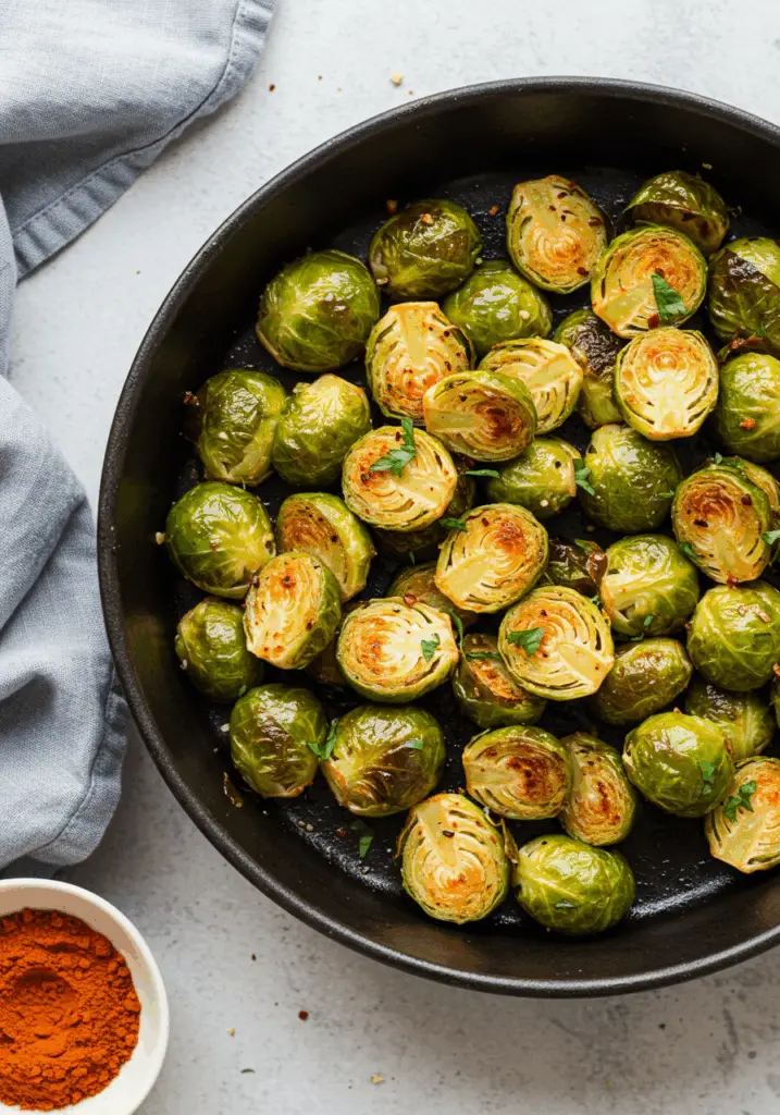 Sweet Chili Air Fryer Brussels Sprouts