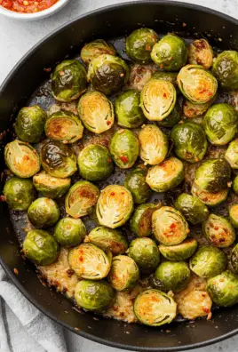 Sweet Chili Air Fryer Brussels Sprouts