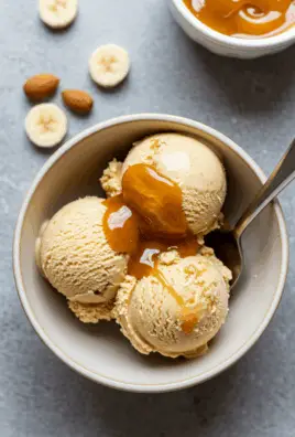 High Protein Salted Caramel Cottage Cheese Ice Cream