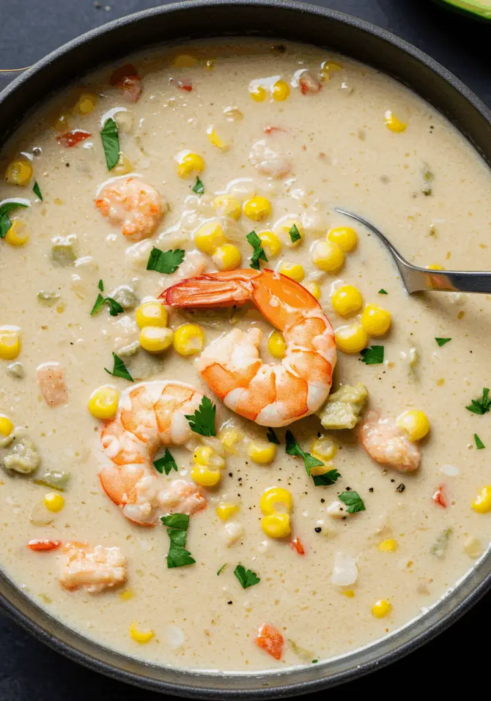 Lobster and Shrimp Corn Chowder
