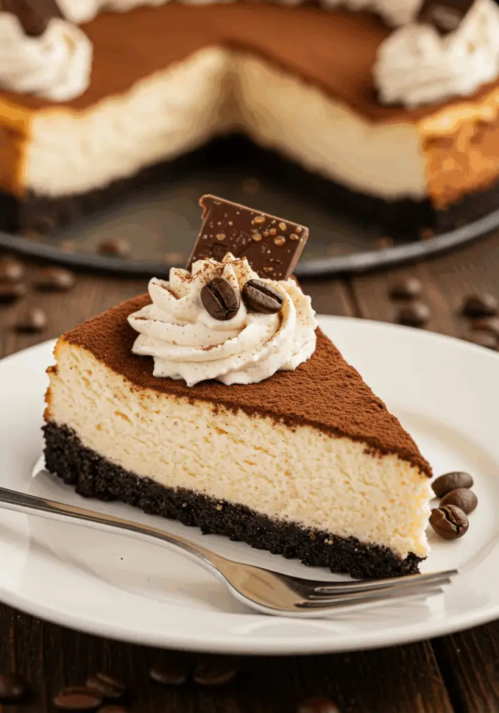 Creamy Coffee Cheesecake
