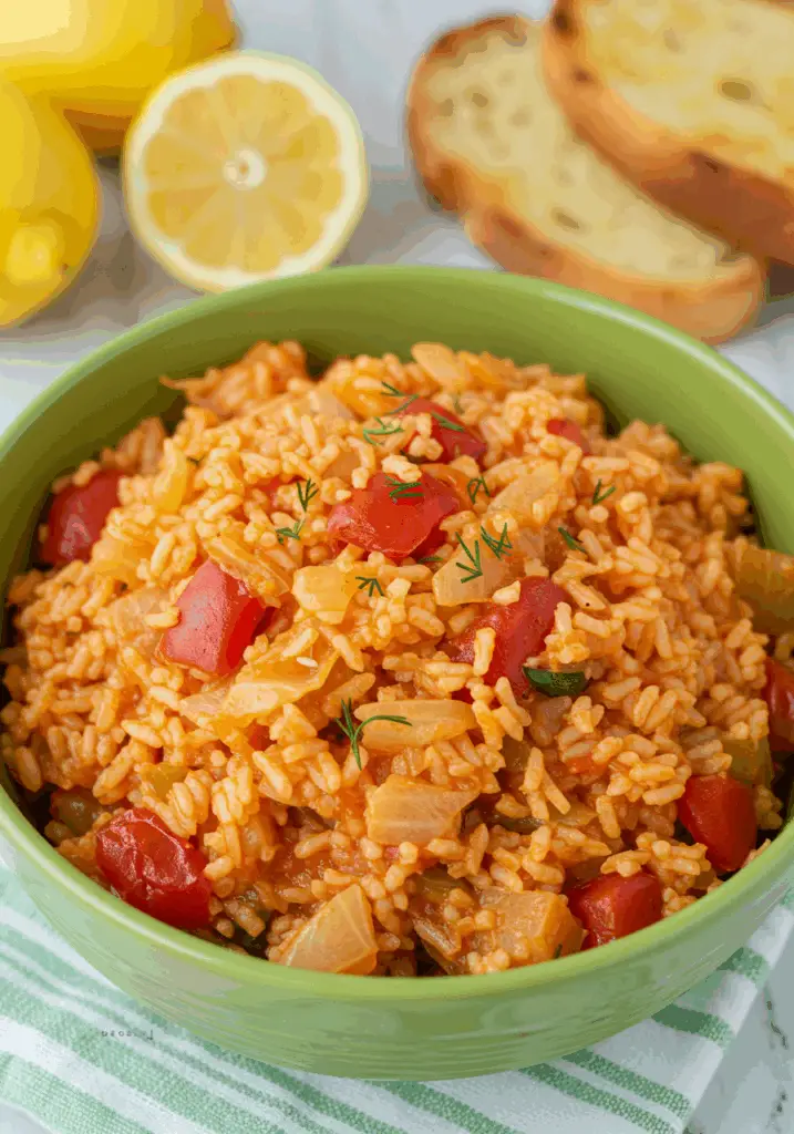 Greek Rice with Cabbage (Lahanorizo)
