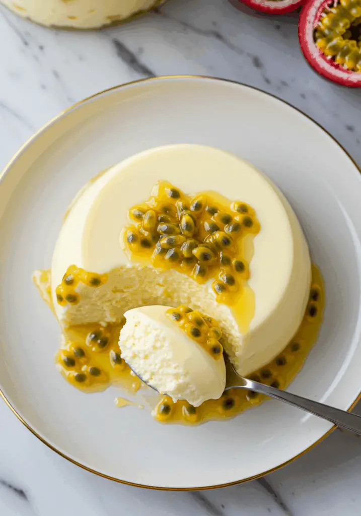 Passion Fruit Panna Cotta (No Gelatin)
Passion Fruit Panna Cotta (No Gelatin)
