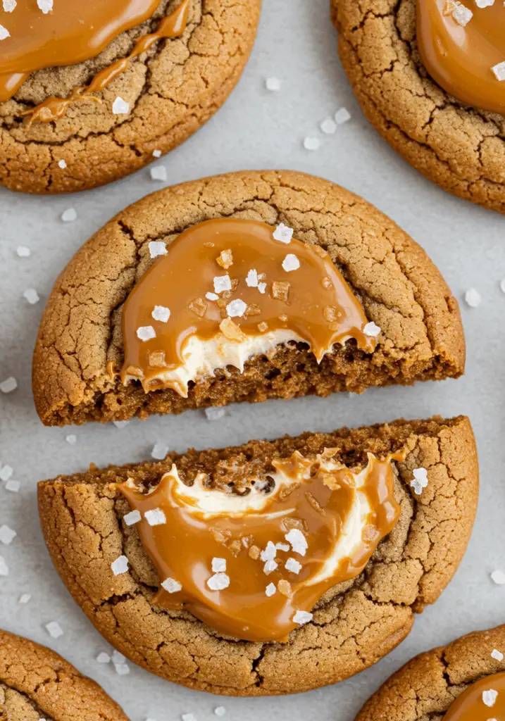 Salted Caramel Cheesecake Cookies
