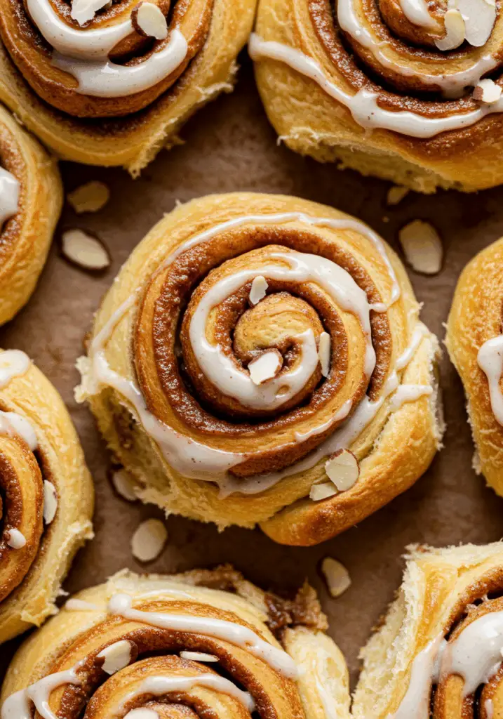Almond Croissant Cinnamon Rolls
