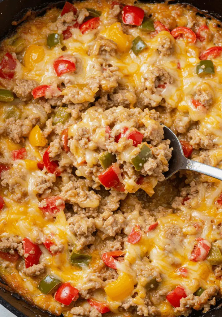 Ground Turkey and Peppers