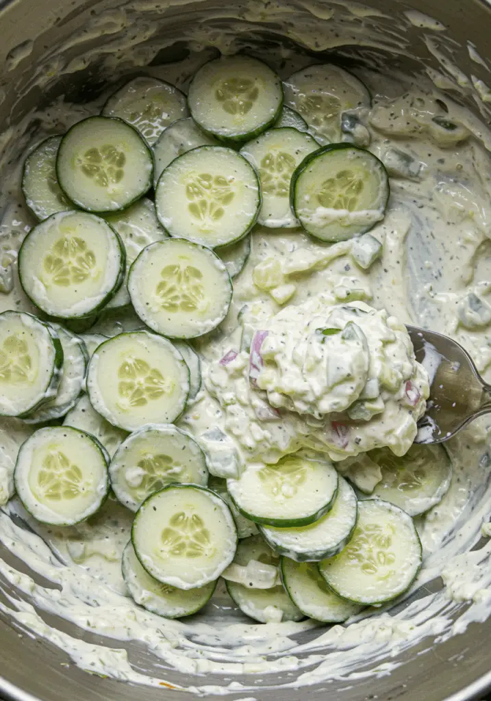 Jalapeno Popper Cucumber Salad
