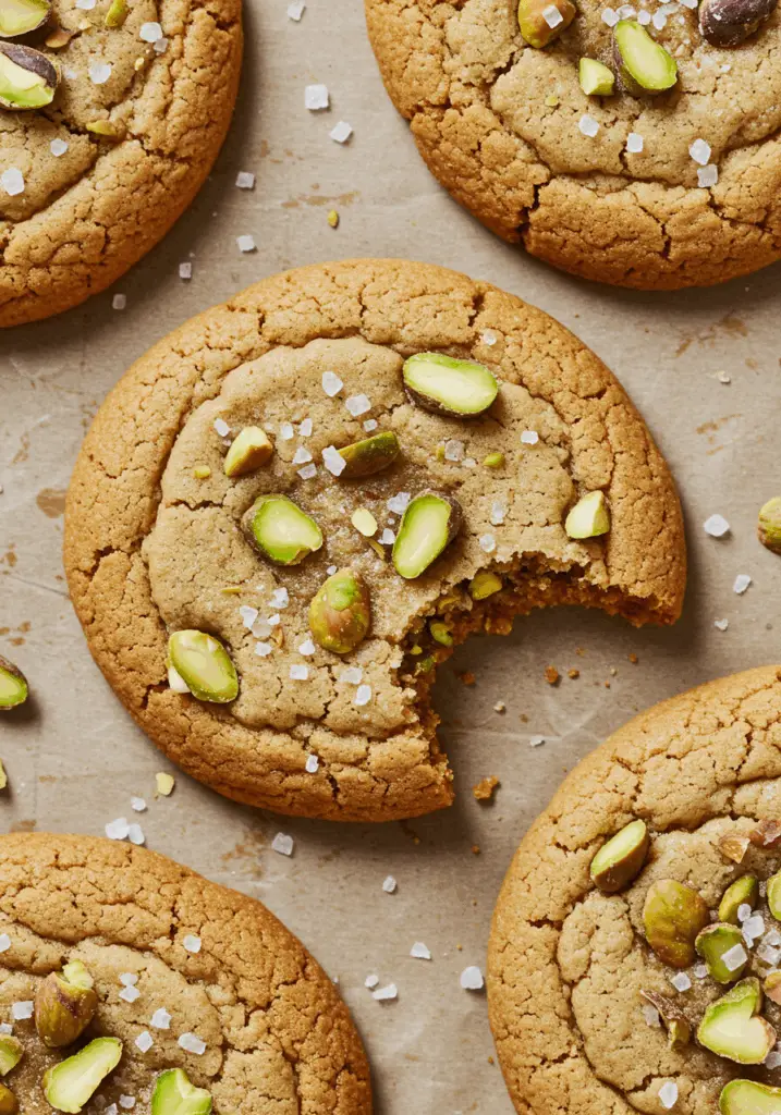 Salted Honey Pistachio Cookies
