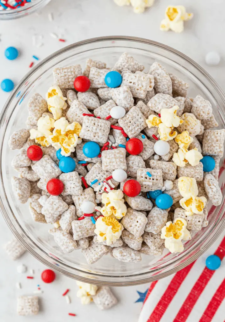 Easy 4th of July Popcorn Recipe
