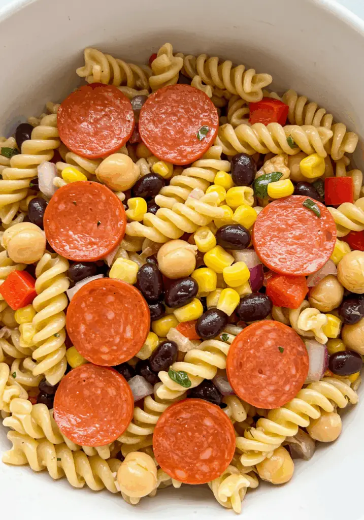 Cowboy Caviar Pasta Salad

