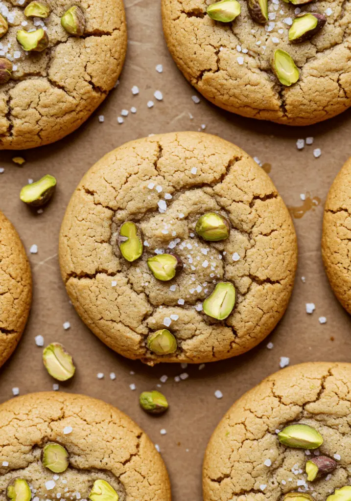 Salted Honey Pistachio Cookies