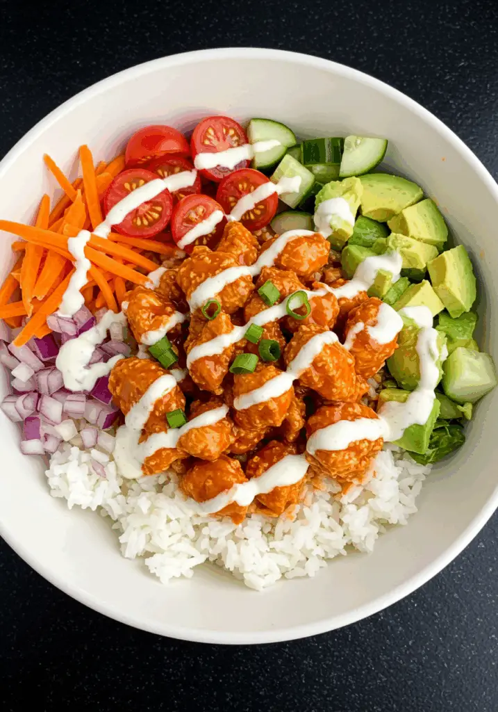 Easy Buffalo Chicken Bowls
