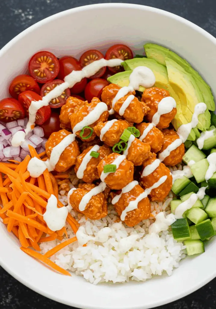 Easy Buffalo Chicken Bowls