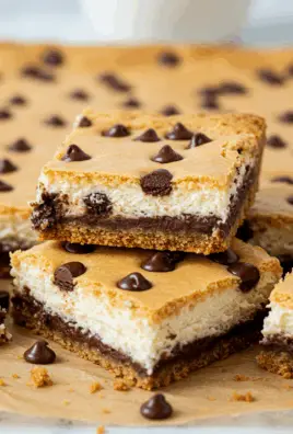 Chocolate Chip Cheesecake Bars