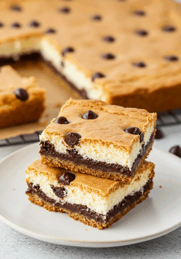 Chocolate Chip Cheesecake Bars