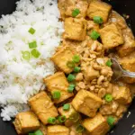 Peanut Tofu with Coconut Rice
