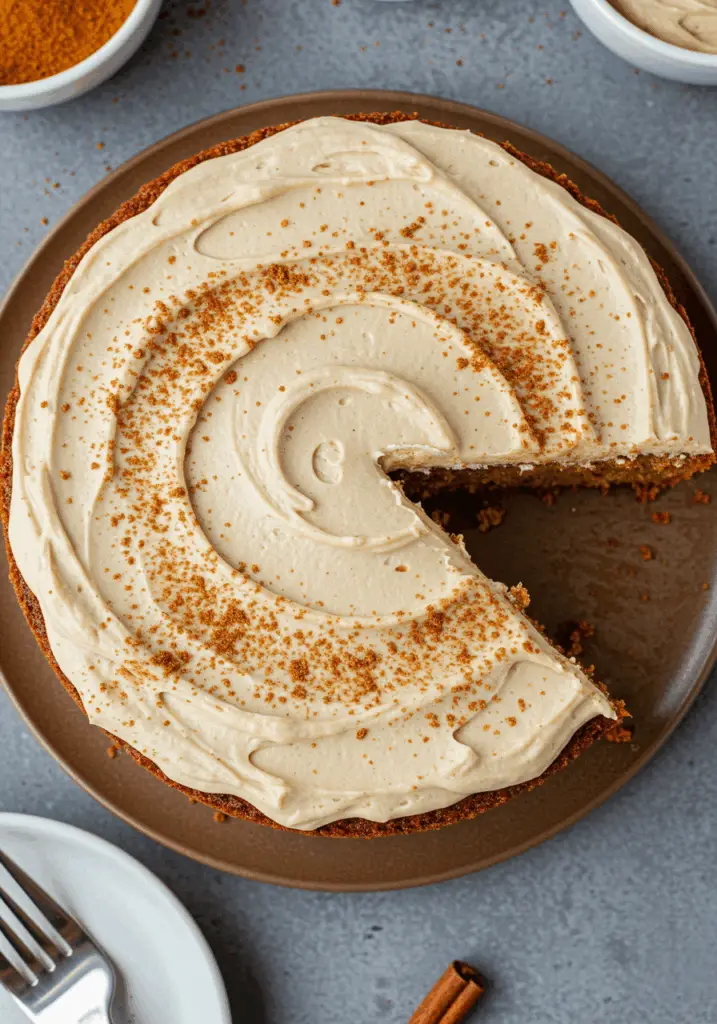 Chai Spice Cake with Cream Cheese Frosting