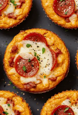 Keto Carnivore Pizza Muffins