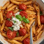 Roasted Tomato and Garlic Ricotta Pasta