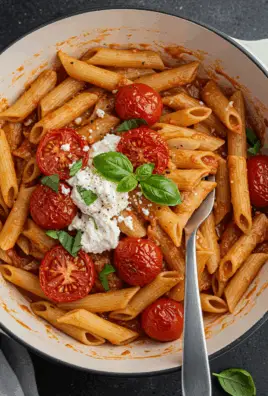 Roasted Tomato and Garlic Ricotta Pasta