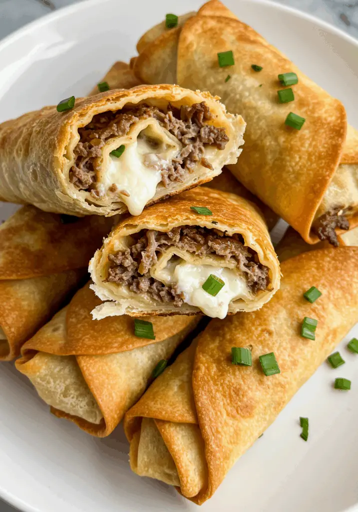 Keto Philly Cheesesteak Rolls