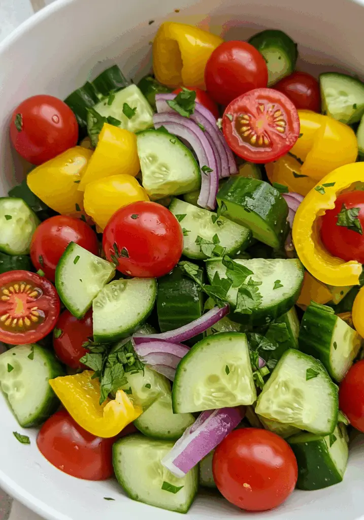 Cucumber Sweet Pepper Salad