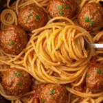 Creamy Spaghetti and Meatballs