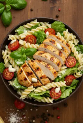 Chicken Caesar Pasta Salad