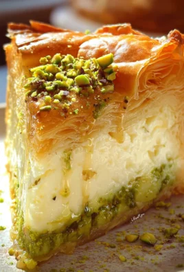 Baklava Pistachio Cheesecake