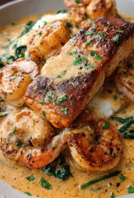 Cajun Salmon and Shrimp
