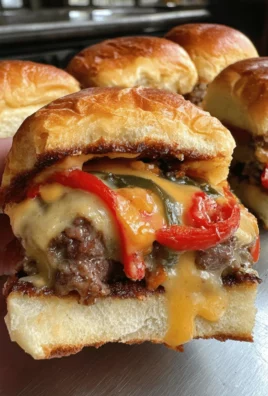 Cheeseburger Sliders with Queso