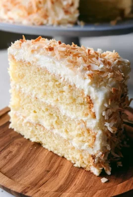 Coconut Cream Cake with Coconut Cream Cheese Frosting