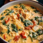Creamy Tuscan Chicken Soup