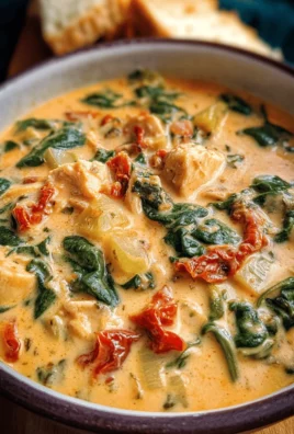 Creamy Tuscan Chicken Soup