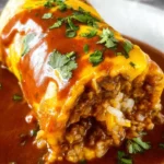 Ground Beef Wet Burrito