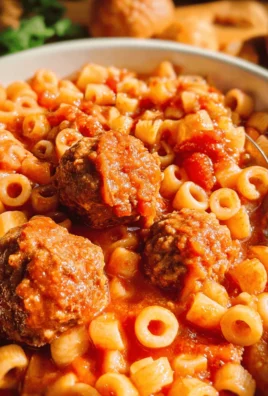 Homemade Spaghettios and Meatballs