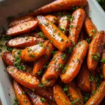 Honey Balsamic Roasted Carrots