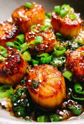 Honey Garlic Butter Scallops