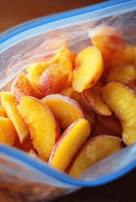 How to Freeze Peaches