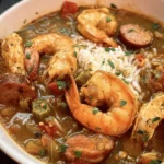 Instant Pot Louisiana Gumbo with Chicken and Shrimp