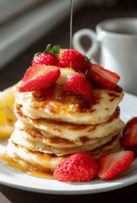 Lemon Greek Yogurt Pancakes