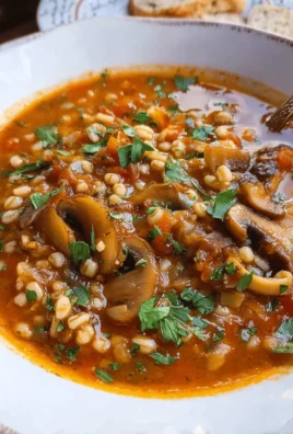 Mushroom Barley Soup
