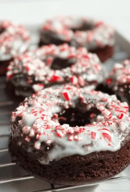Peppermint Mocha Donuts