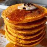 Pumpkin Cottage Cheese Pancakes