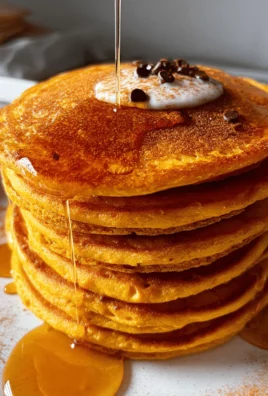 Pumpkin Cottage Cheese Pancakes