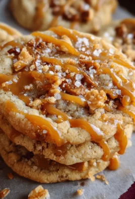 Salted Caramel Toffee Cookies!