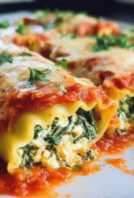 Spinach Lasagna Roll Ups